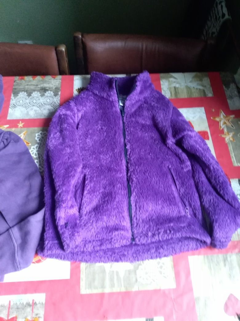 Bluza rozpinana polarowa dziewczęca 5 - 6 lata 110 - 116