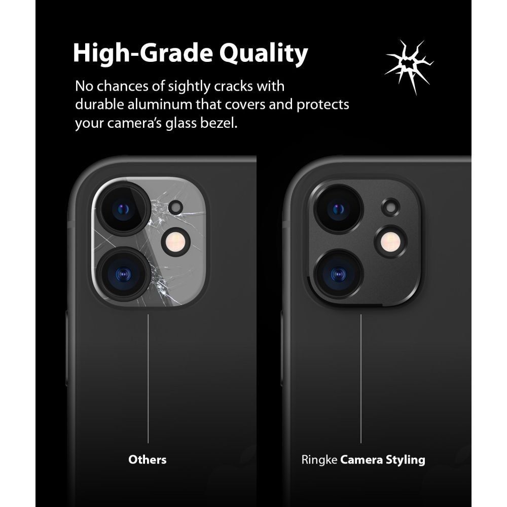 Nakładka Na Obiektyw Aparatu Ringke Camera Styling Do Iphone 11 Black