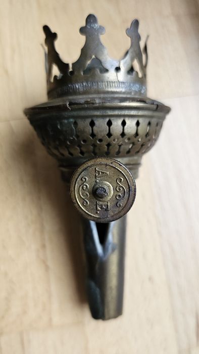 Stara lampa naftowa ,części