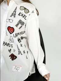 Рубашка Karl Lagerfeld ,размер S,реально М-L