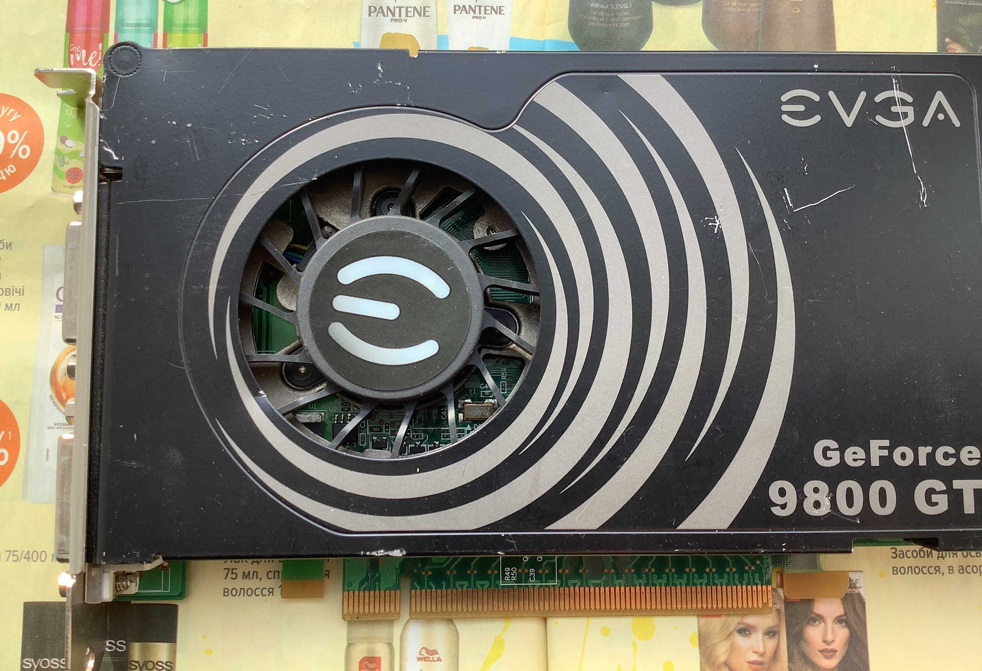 Відеокарта на ЗАПЧАСТИНИ EVGA GeForce 9800 GT 512Мб PCI Express