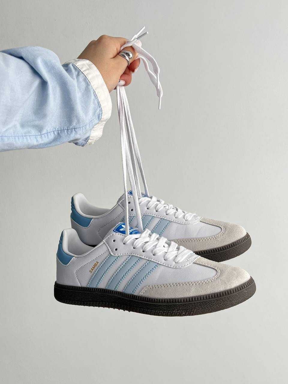 Хіт сезону!!!  Adidas Samba OG 'White Halo Blue'