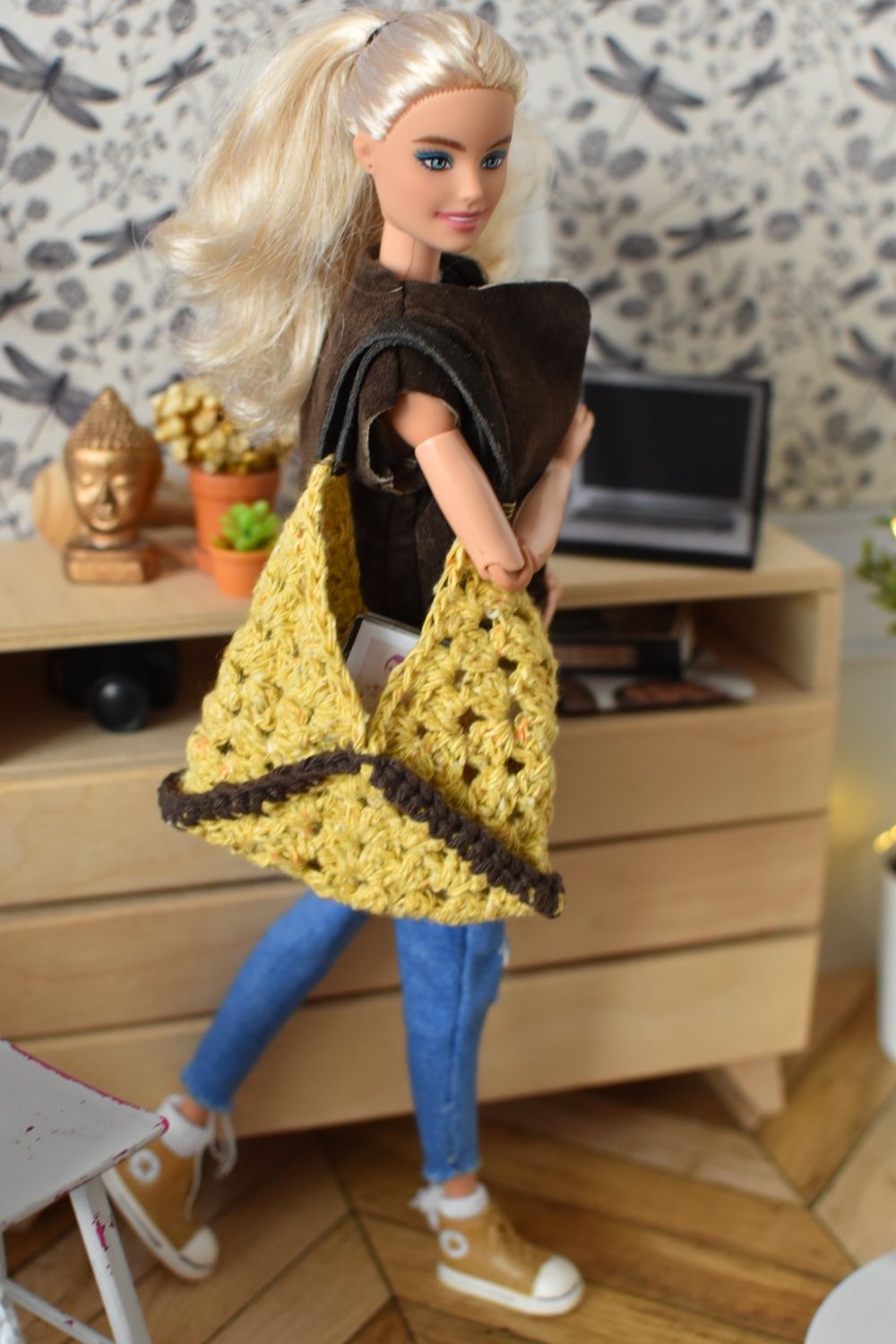 Torebka dla lalki Barbie Nowa Handmade