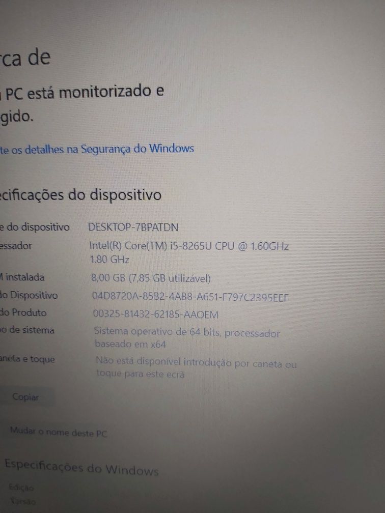Portátil Acer Extensa 15 - intel i5