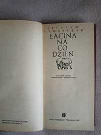 Czesław Jędraszko Łacina na co dzień stara książka PRL 1983