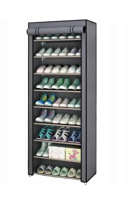 Szafka na buty materiałowa obuwie półka regał XL organizer 9 półek