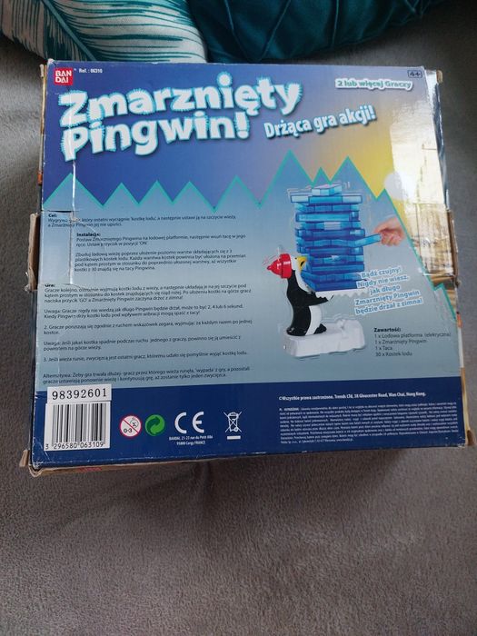 Gra Zmarznięty pingwin BANDAI 4+