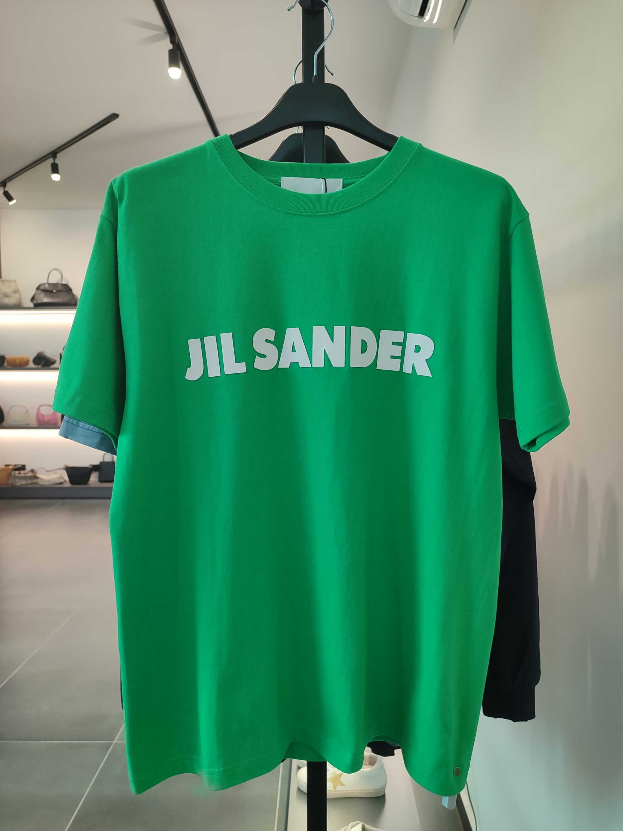 Футболка Jil Sander Logo T-Shirt Green