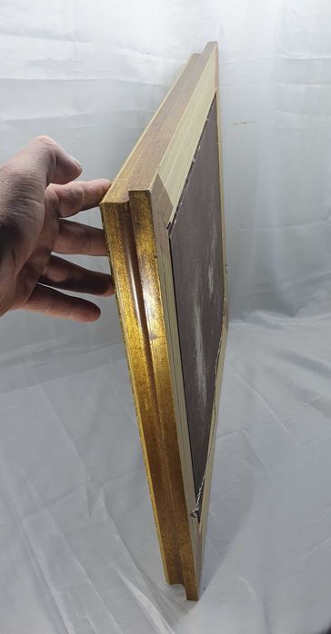 Obraz olejny w ramie