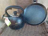 Набір чайник 2 л+сковорода для млинців 24 см