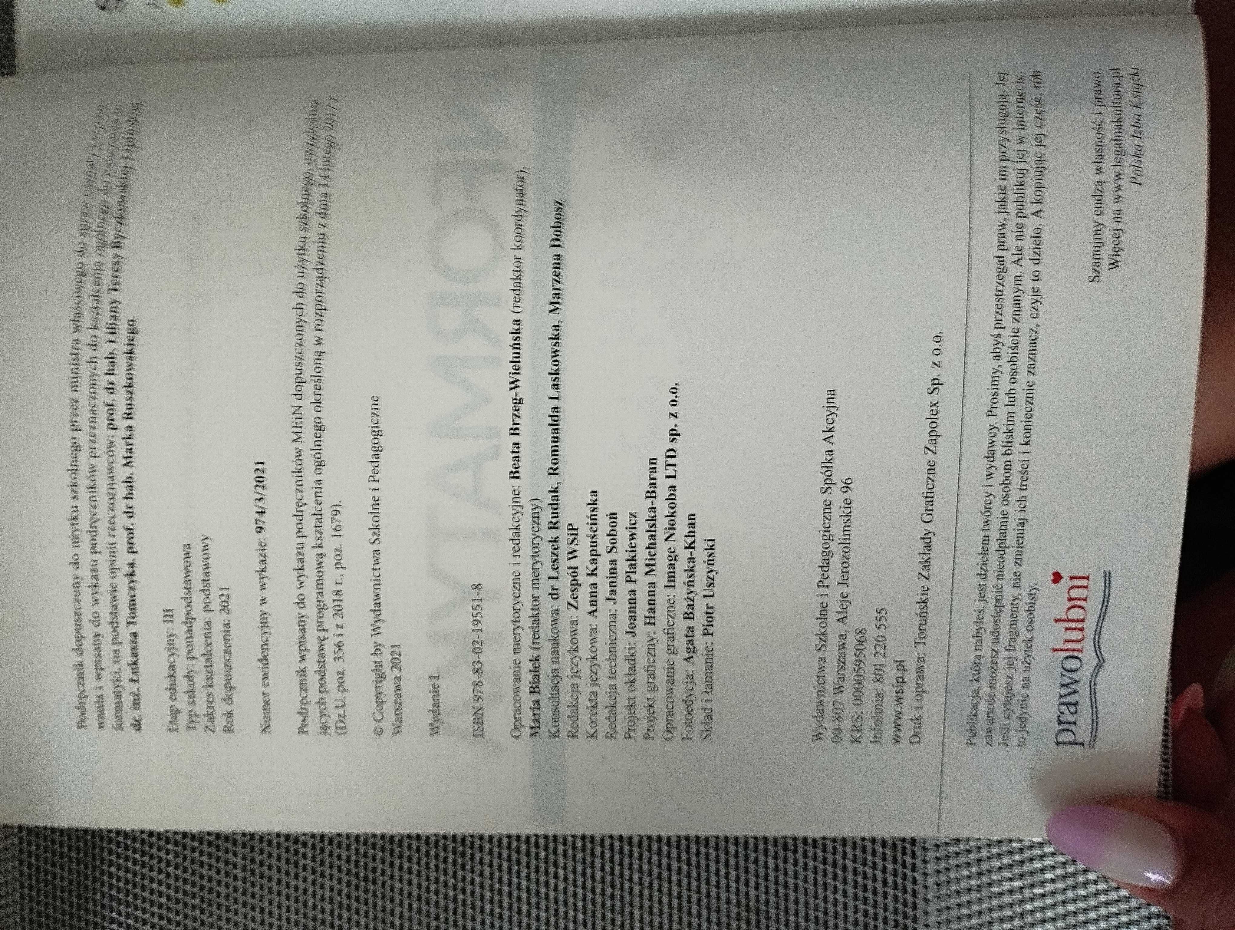 Podręcznik INFORMATYKA 3