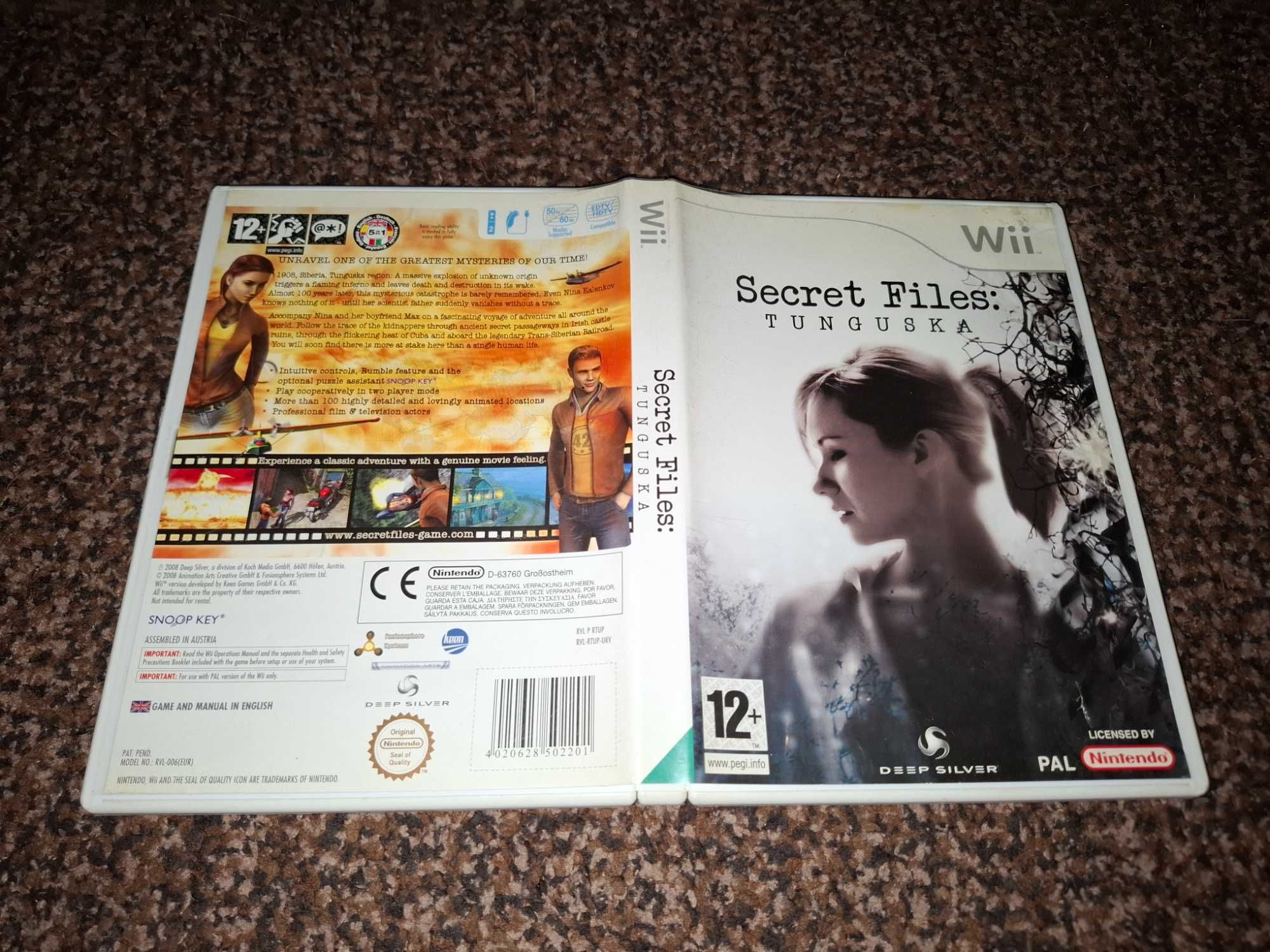 Secret Files Tunguska - Nintendo Wii