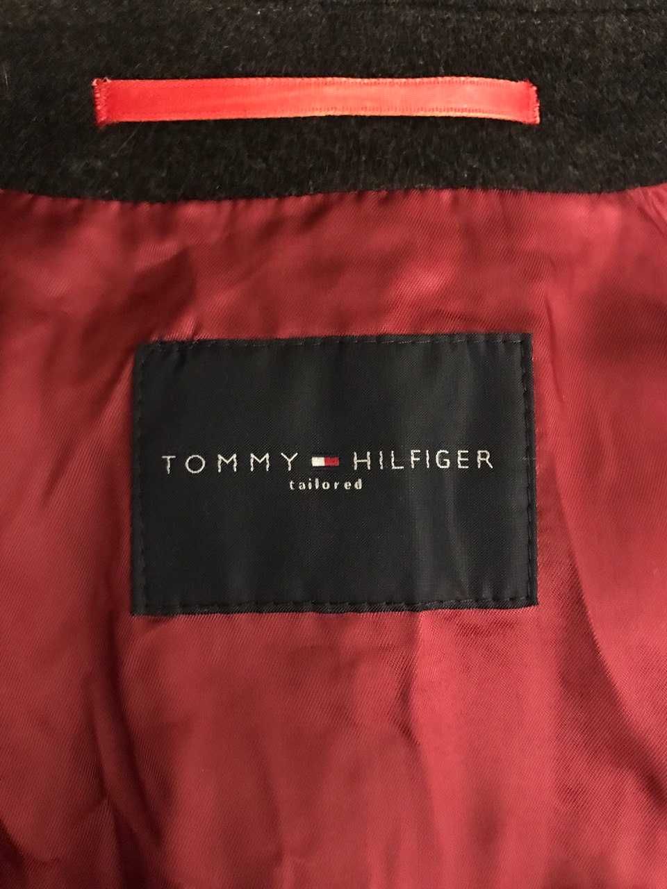 Тяжелое пальто Tommy Hilfiger из шерсти и кашемира Size L