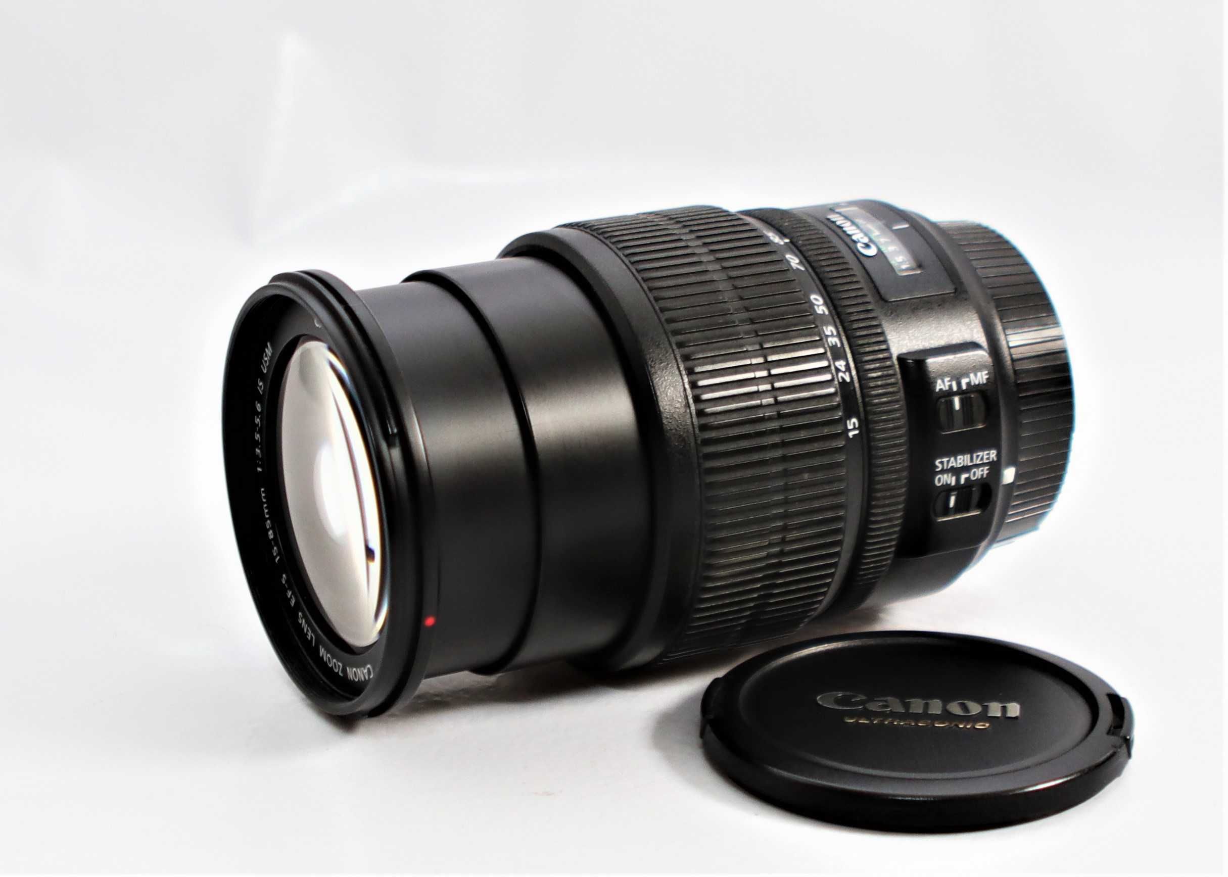 Lente Canon EF-S 15-85mm IS USM objetiva em excelente estado
