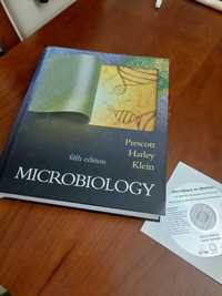 Livro “Microbiology” como novo (Inclui CD), de Prescott Harley Klein