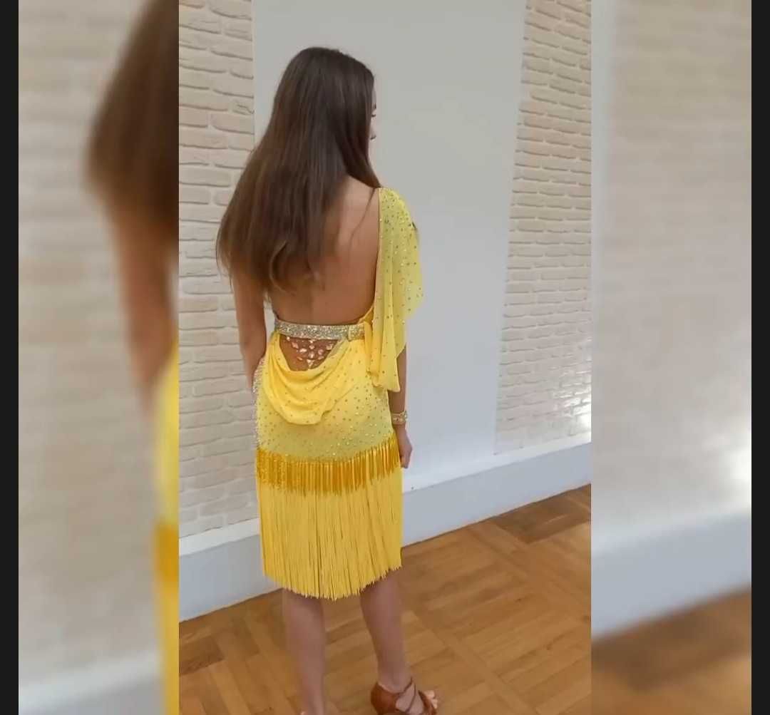 Продам нову сукню латина Юніори на зріси 145-155 см