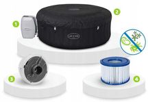 Jacuzzi Miami 4-osobowe HYDROMASAŻ Bestway  Lay-z Spa