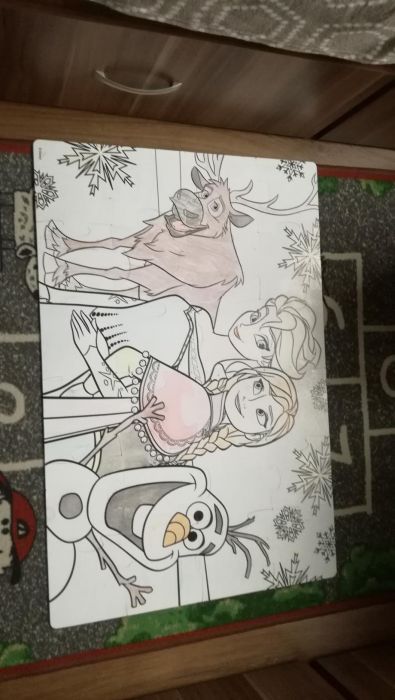Disney Frozen Puzzle & Colour Jumbo