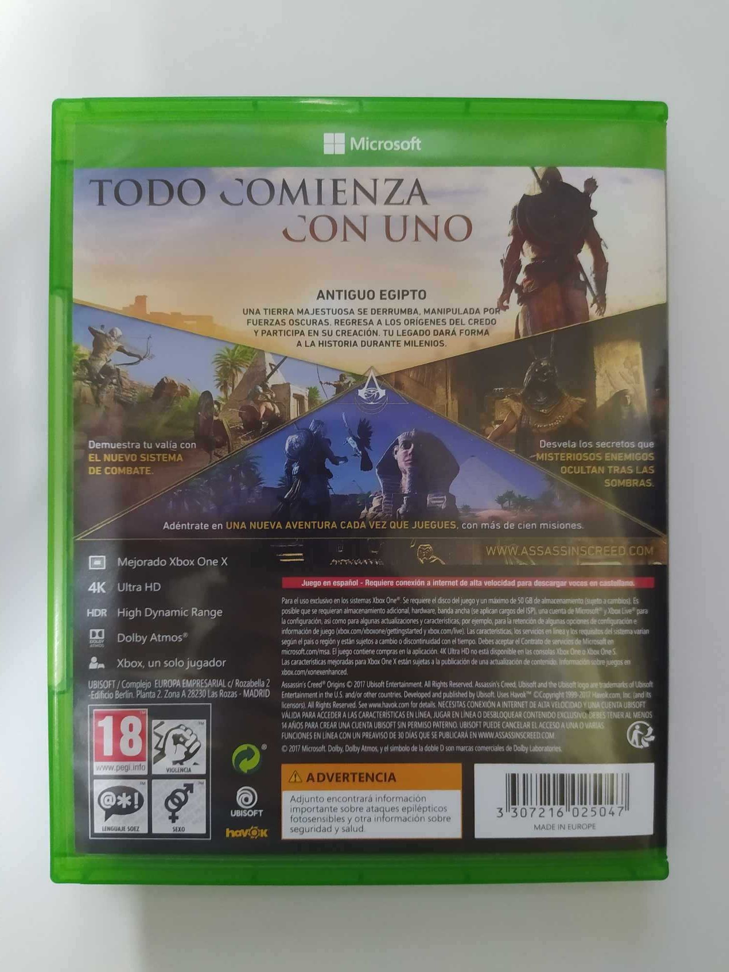 Assassin’s Creed Origins Xbox One nowa bez folii Polskie napisy w grze