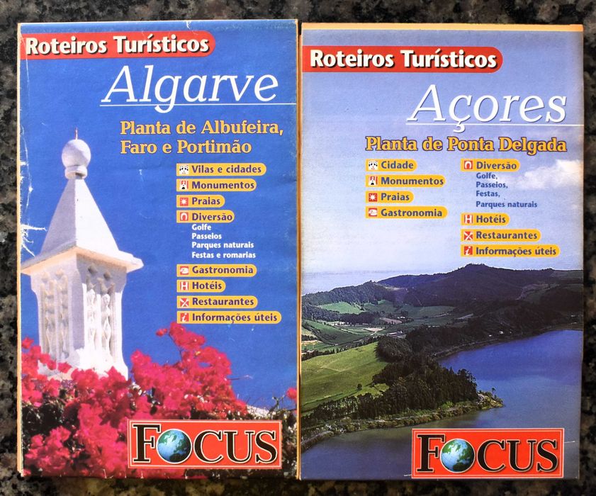 Roteiros Turísticos (8 guias de Portugal Continental e Açores)