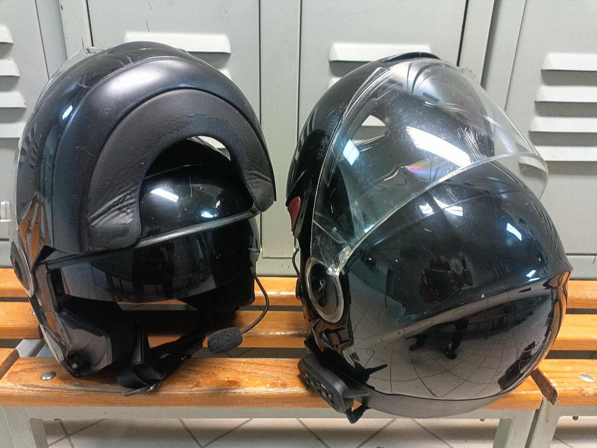 Kask Kaski Schuberth interkom rozmiar 56-57 2 sztuki kask szczękowy