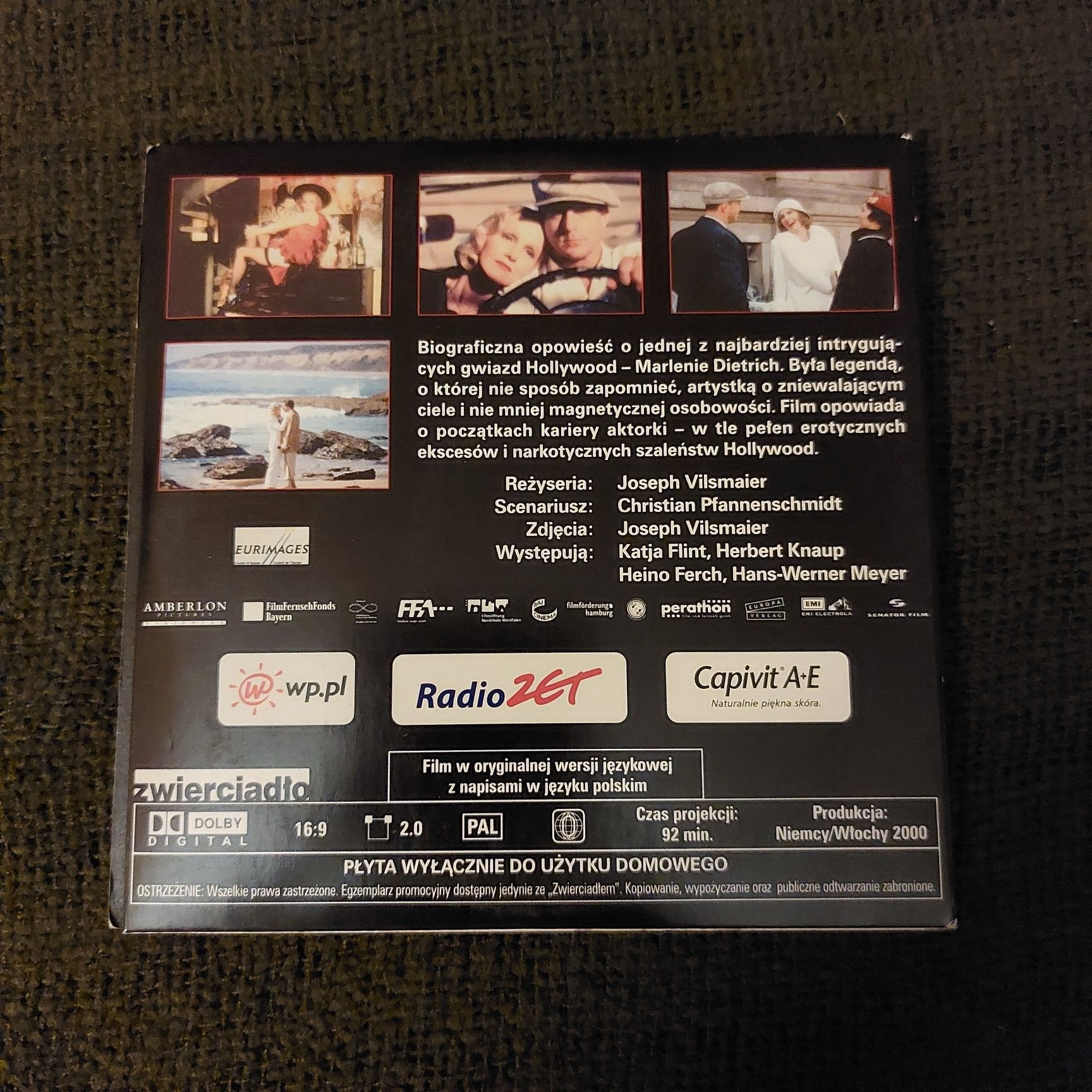 Marlena Dietrich. Jak rodzi się legenda.Film DVD.