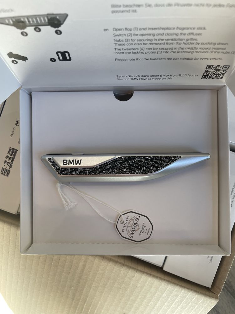 Пахучка Ароматизатор BMW swarovski Natural Air Crystal Clarity aroma