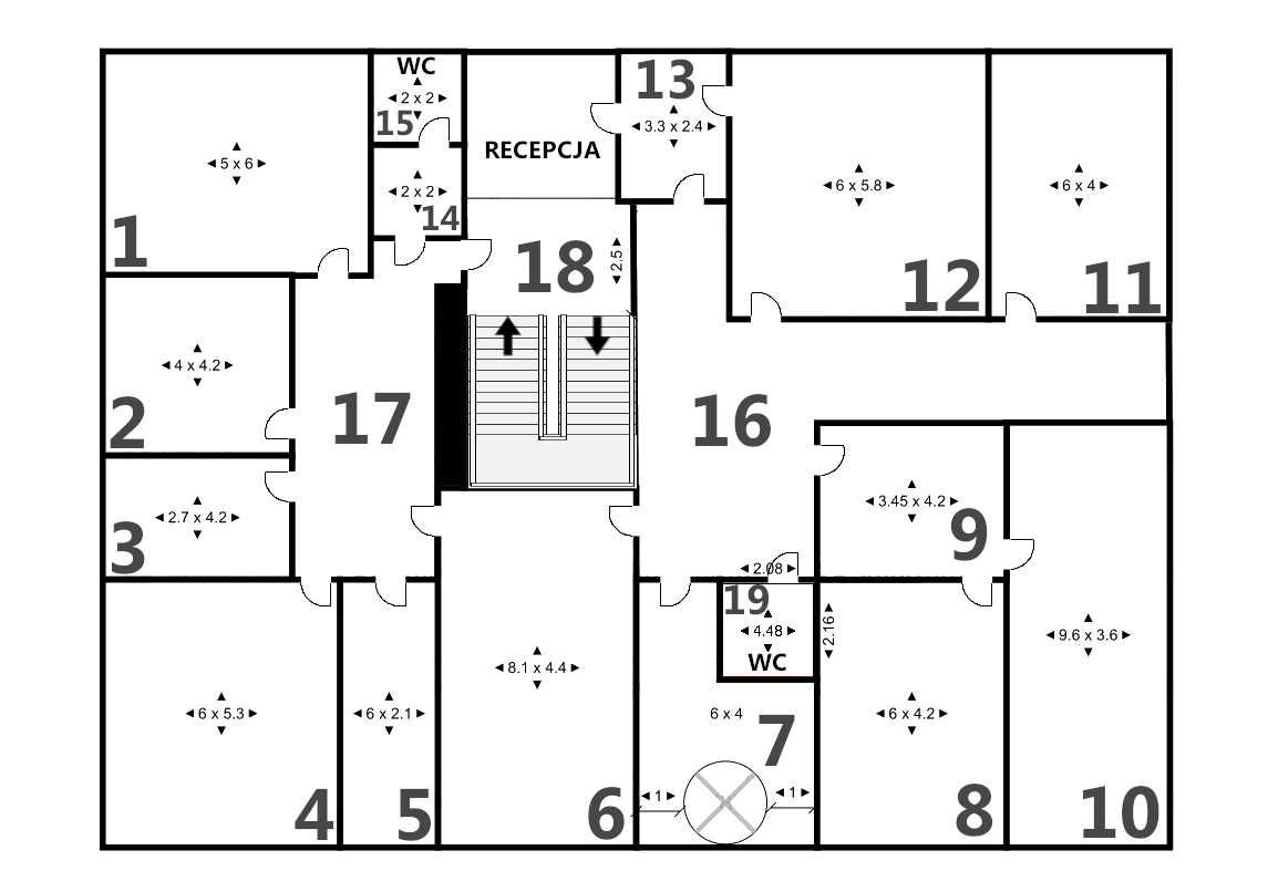 Lokal do wynajęcia 420 m² lub 276 m² i 144 m² | Costerina