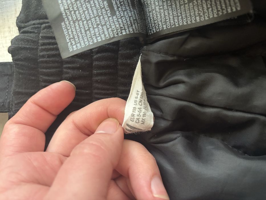 Зимовий напівкомбінезон  штани hm 5-6 років 116