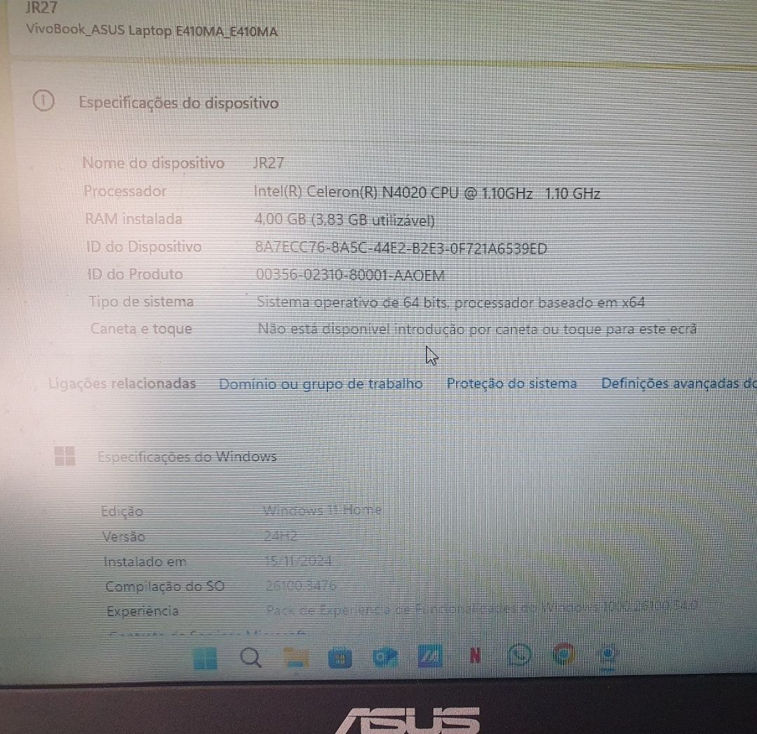 Asus vivobook e410ma