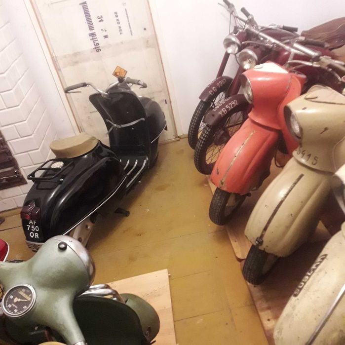 terrot VMS 100 z 1951 roku mobecane heinkel osa zabytkowy francuski