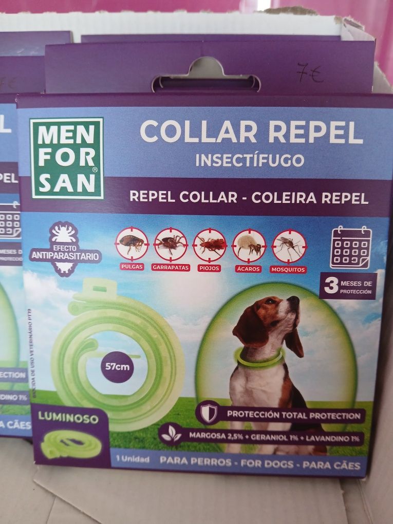 Coleira repelente cão