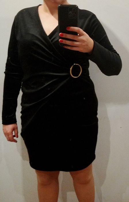 NOWA welurowa sukienka MOON