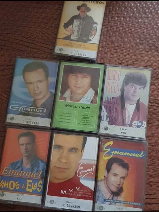 Conjunto de 70  cassetes novas
Musica Popular nacional 

Quim barreiro