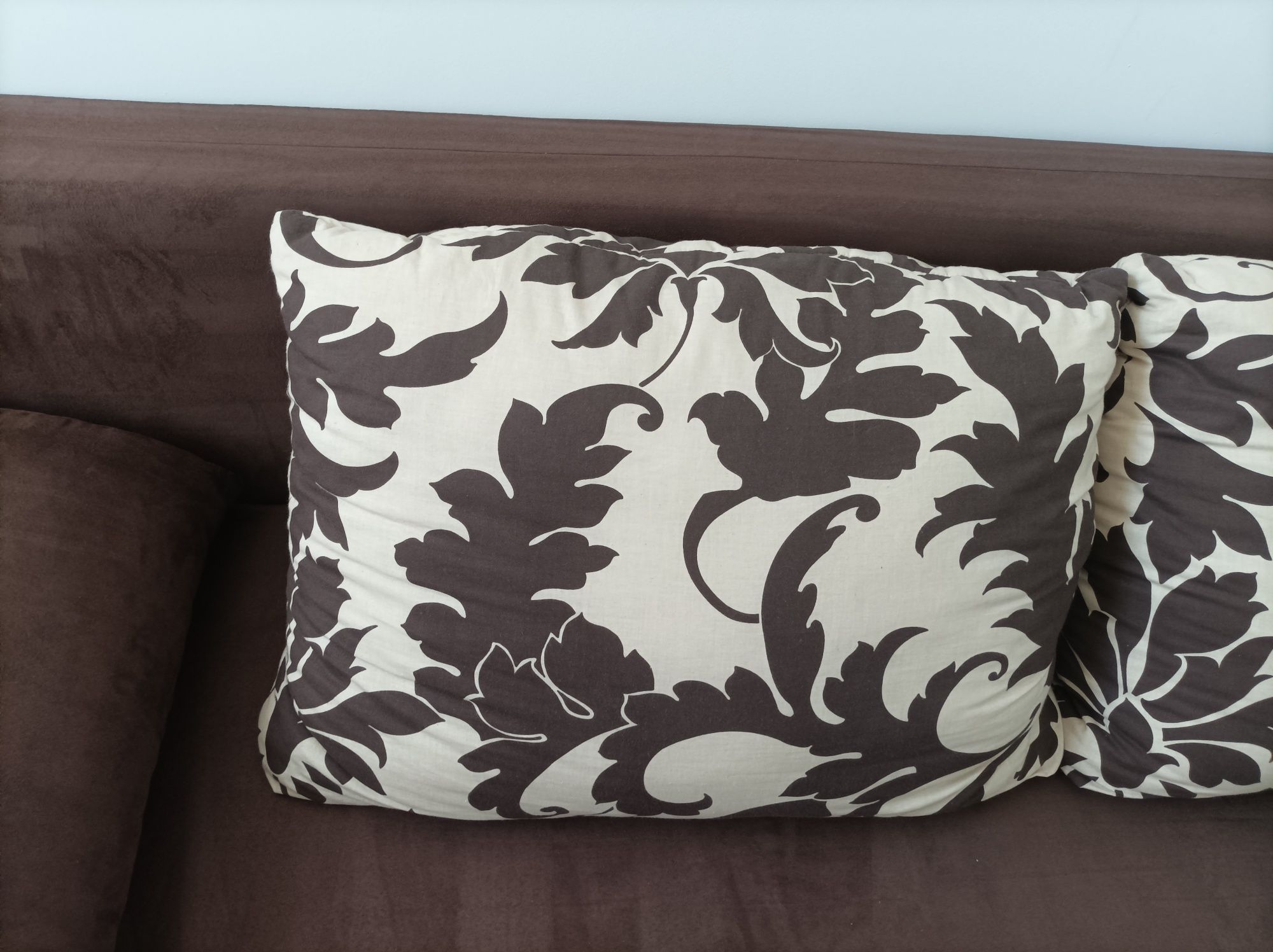 Sofa rozkladana brazowa
