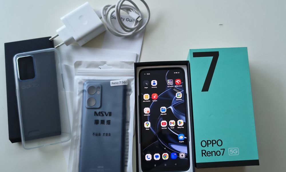 Oppo Reno 7 5G 8gb ram, 256 GB stan idealny + gratisy - Polecam