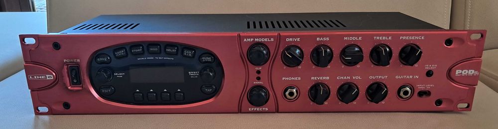Line 6 POD xt Pro Rackmount Multi-Effect and Amp Modeler + FBV MKII