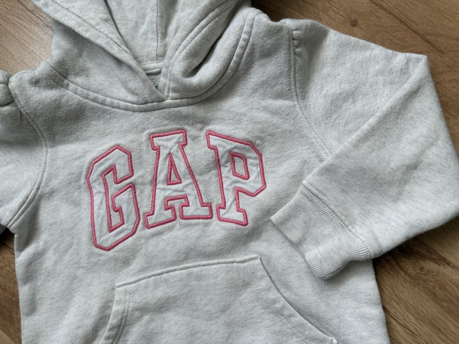 Bluza GAP szaro rozowa