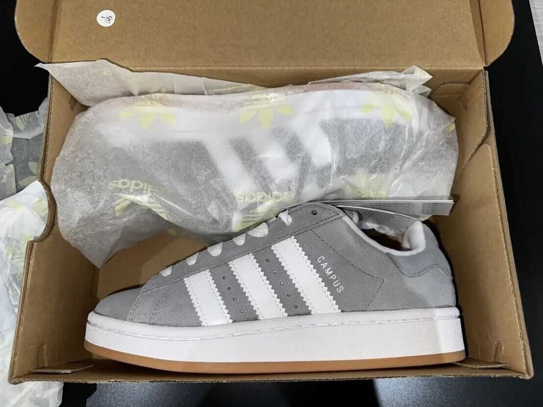 Adidas Campus 00s Gris Blanco GS 38