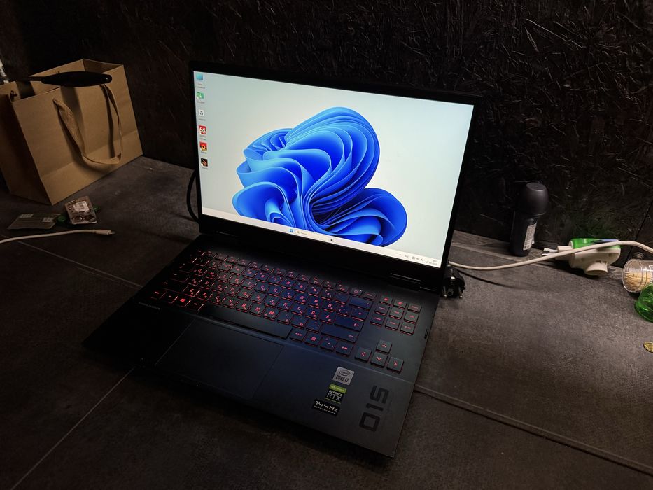 HP OMEN i7-10gen|RTX3060|RAM16|144Hz|512GB ПОД РЕМОНТ
