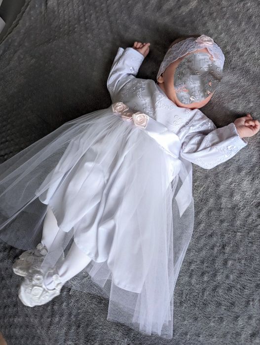 Sukienka do chrztu 62-68