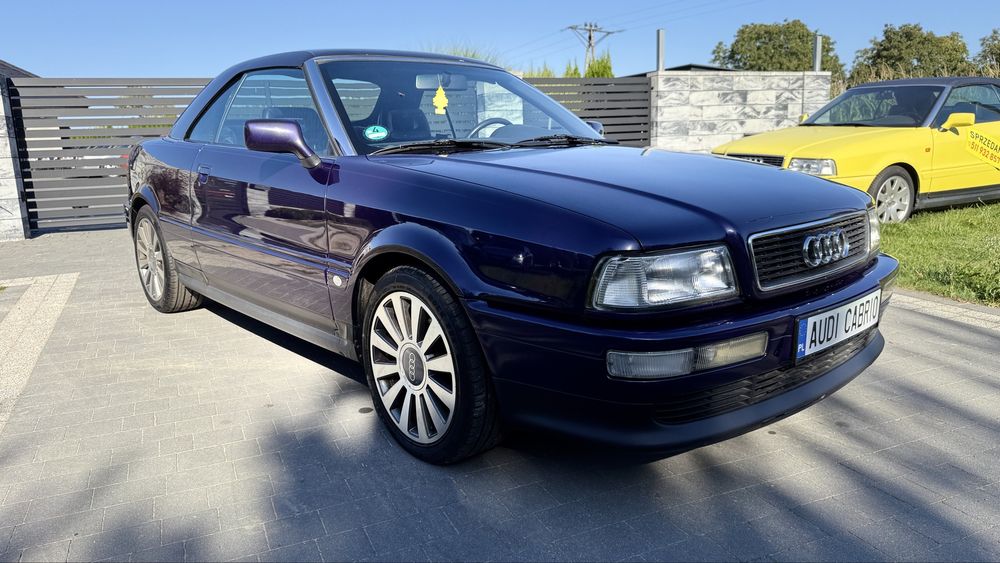 Audi 80 cabrio v6 kabrio hardtop bdb stan serwis piekny kolor
