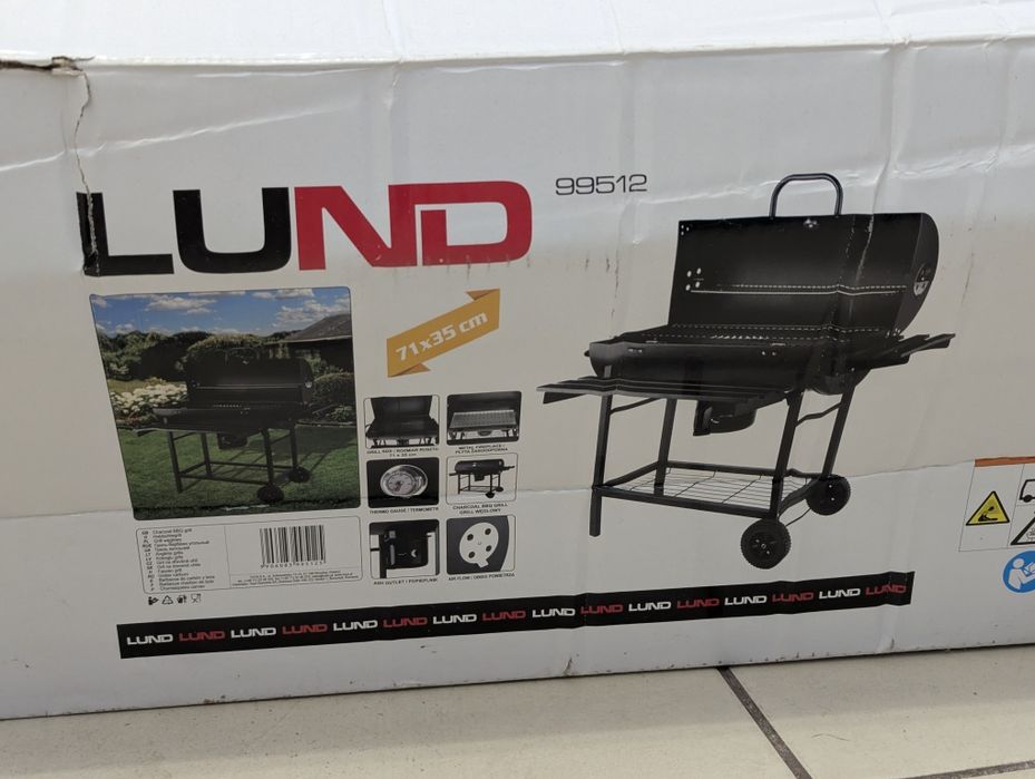 Grill węglowy duży Lund 99512