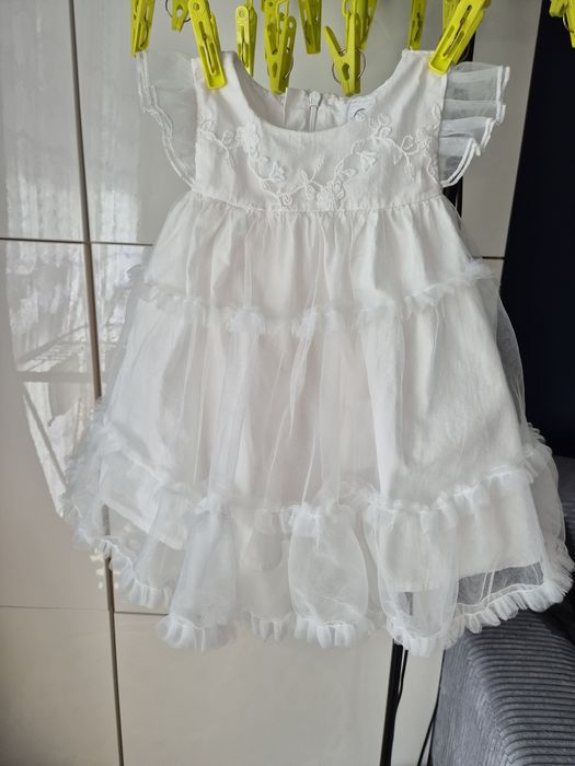 Sukienka na chrzest 74 cm