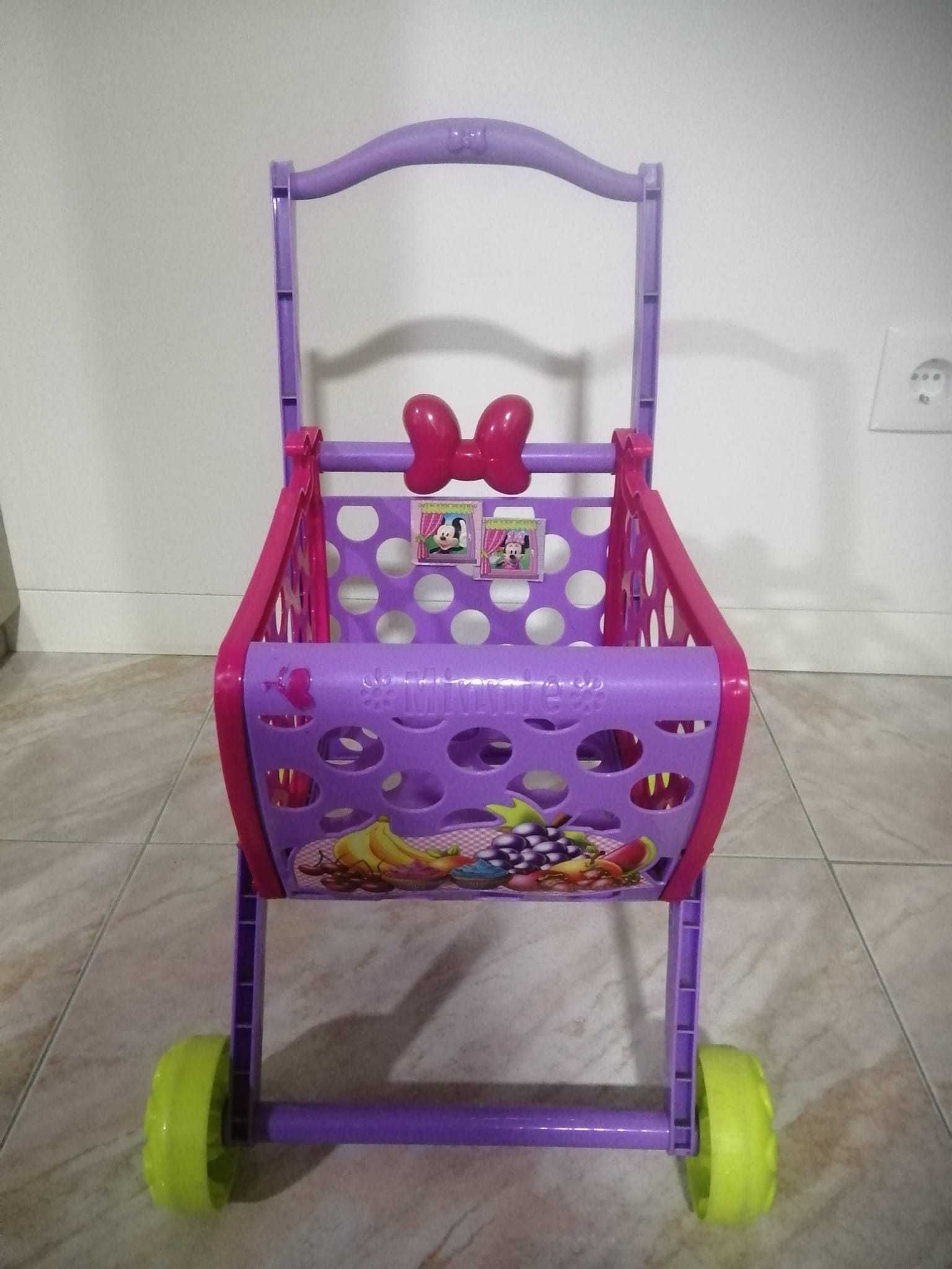 Carrinho de compras Minnie Mouse