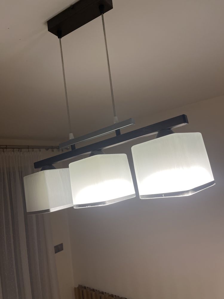 Lampy wiszace 3 kloszowa