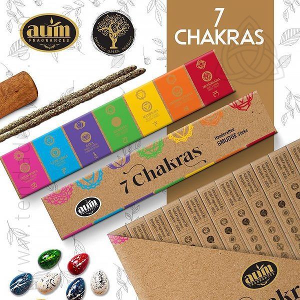 Incenso Orgânico 7 Chakras Magnífico
