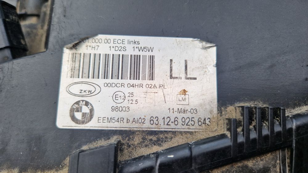 Lampa lewy przod e46 lift xenon