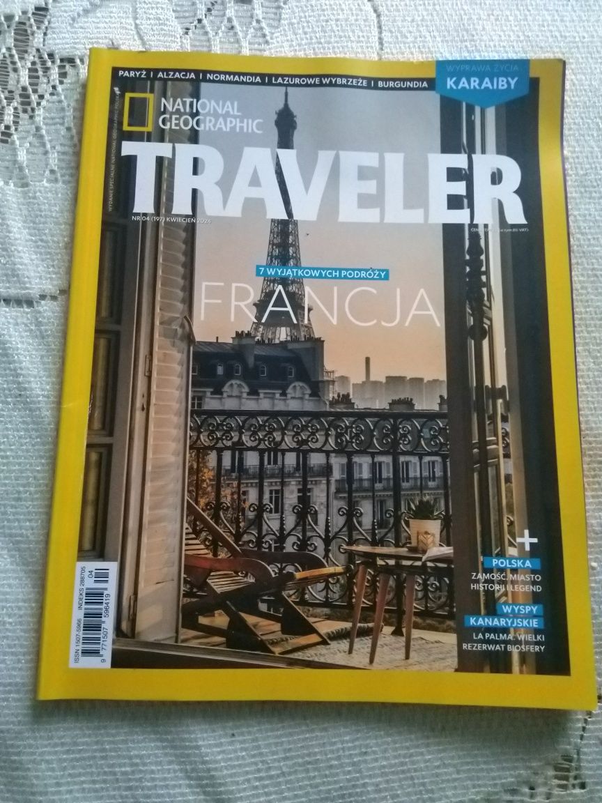 NATIONAL GEOGRAPHIC Traveler Francja Nr 04(197) kwiecień 2024