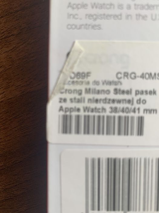 Bransoletka  pasek do zegarka Apple Watch stal nierdzewna 38/40/41